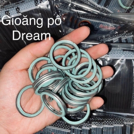 Gioăng cổ pô HD-DREAM, WAVE, FUTURE NEO, SH MODE, AIR BLADE 125 - 150, CLICK 125 - 150, VARIO 125 - 150, VISION (2015), LEAD 125, PCX, JUPITER, SIRIUS