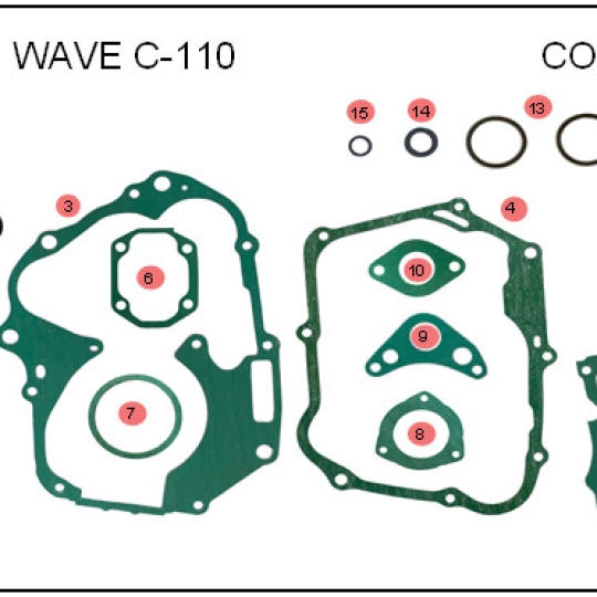Gioăng máy HD - WAVE C-110